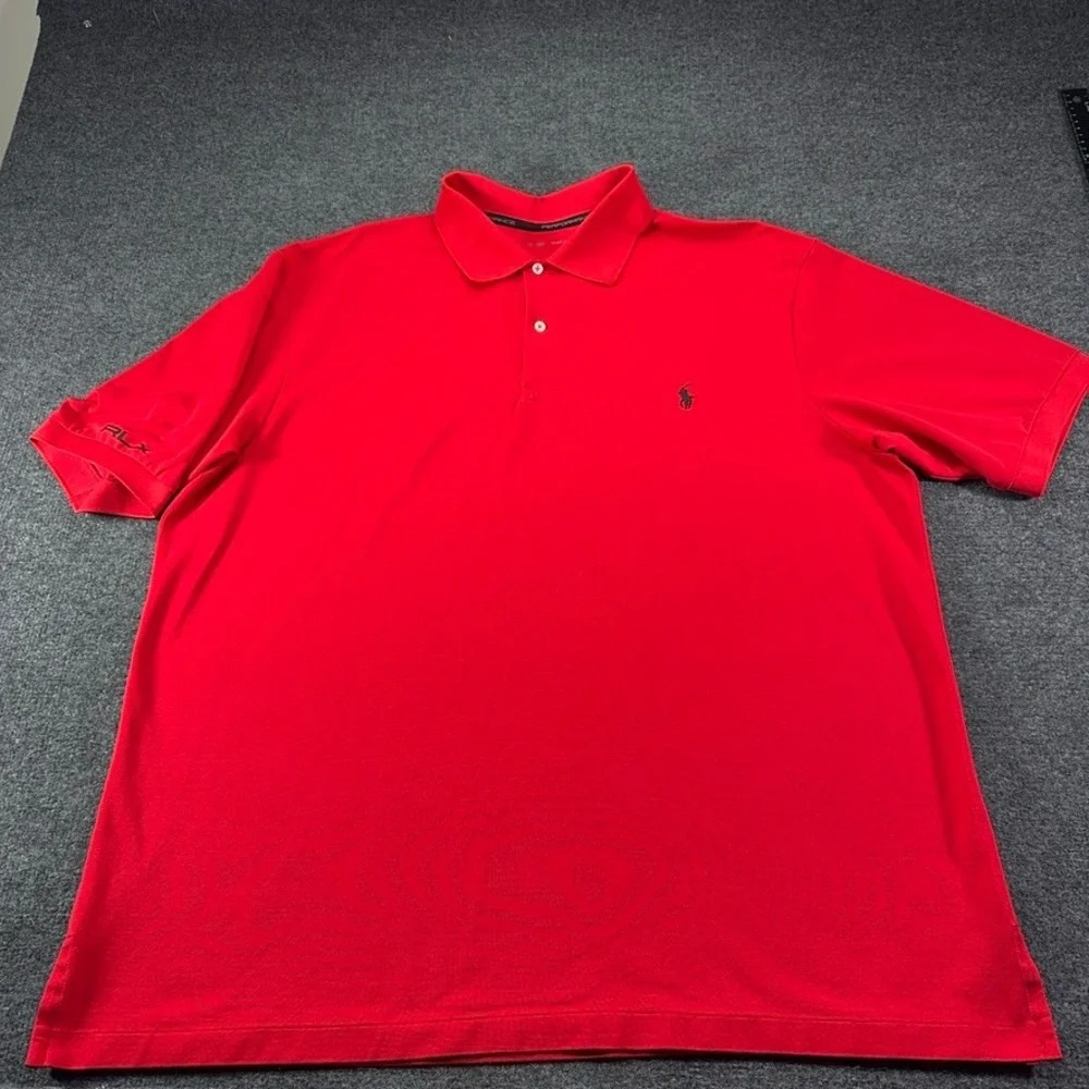 Polo Ralph Lauren RLX Performance Red Golf Shirt Mens 2LT Big Tall